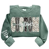Giantbighands Custom Sweatshirt, Personalized Bible for Grandma Shirts with Grandkids Names Gifts for Grandmothers Christmas Mothers Day
