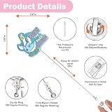 AZGUAMI Urology Badge Reel Retractable – Cute Silly Goose Badge Reel Funny Accessories for Work with Aligator Clip, Nurses Week Gifts for Surgical Tech ICU ER OR Nurse Nephrology Dialysis