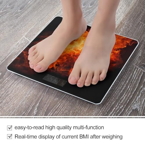 Balanza digital inteligente para baño con plataforma de vidrio templado miniatura 5