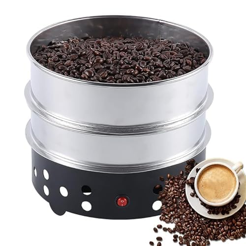 Refroidisseur de grains de café, machine de refroidissement électrique pour torréfaction de café avec radiateur à filtre, capacité de 600 g, refroidissement rapide pour obtenir une meilleure saveur