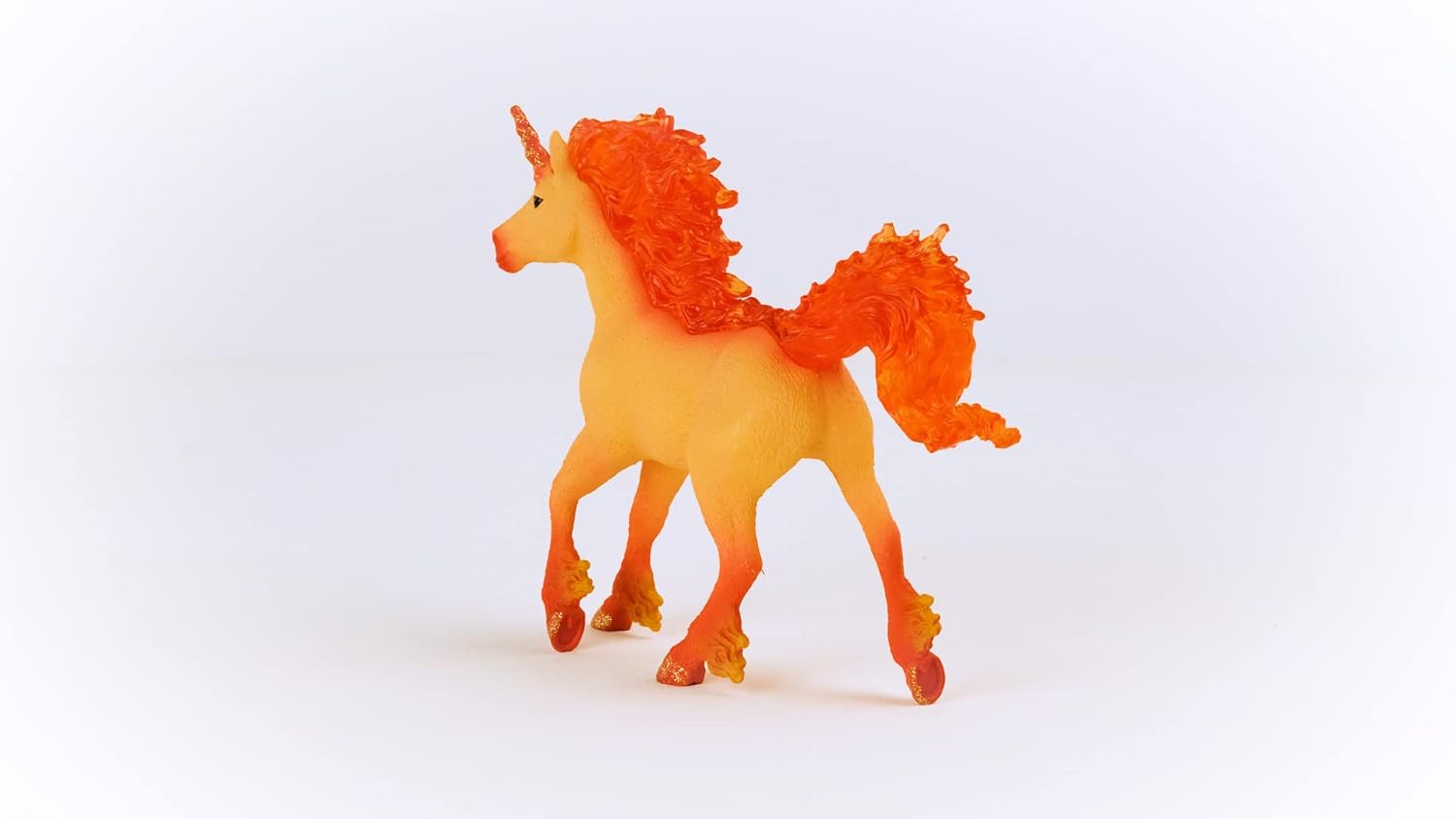 Schleich Bayala - Elementa Fire Unicorn Stallion Toy - Cute Fantasy Horse Toys for Girls and Boys - Mythical Creature Figures - Fun Fairy Animals for Play - Pretty Unicorn Figurines for Kids Ages 5+