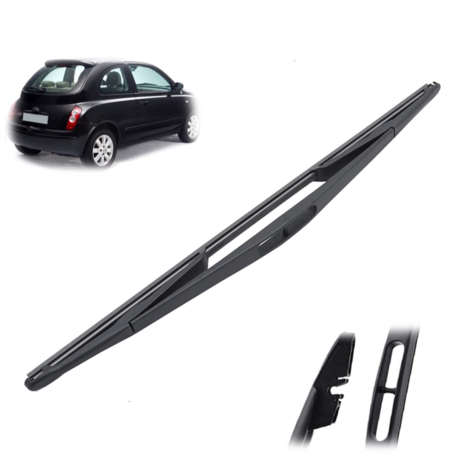 Essuie-glace arrière voiture 16" pour pare-brise Nissan Micra