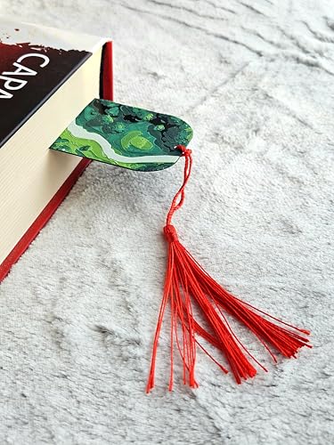 Image of Road Trippin Premium Bookmarks | Elegant Frame with Tassel | Perfect Gift for Readers & Collectors | Durable Bioplastic (Road Trip)