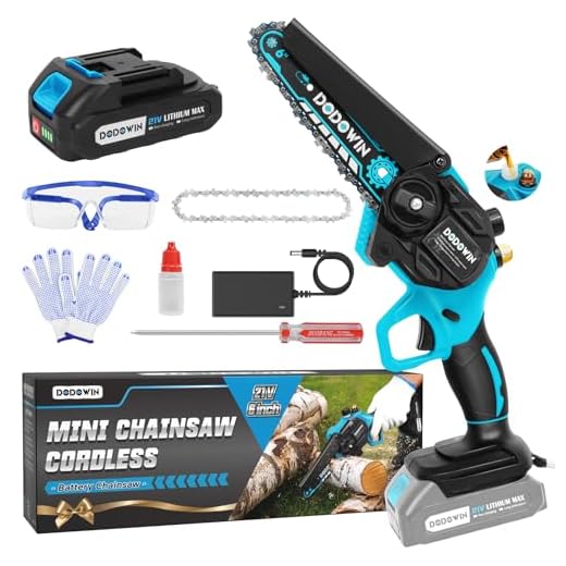 Rechargeable Mini Chainsaw for Versatile Cutting