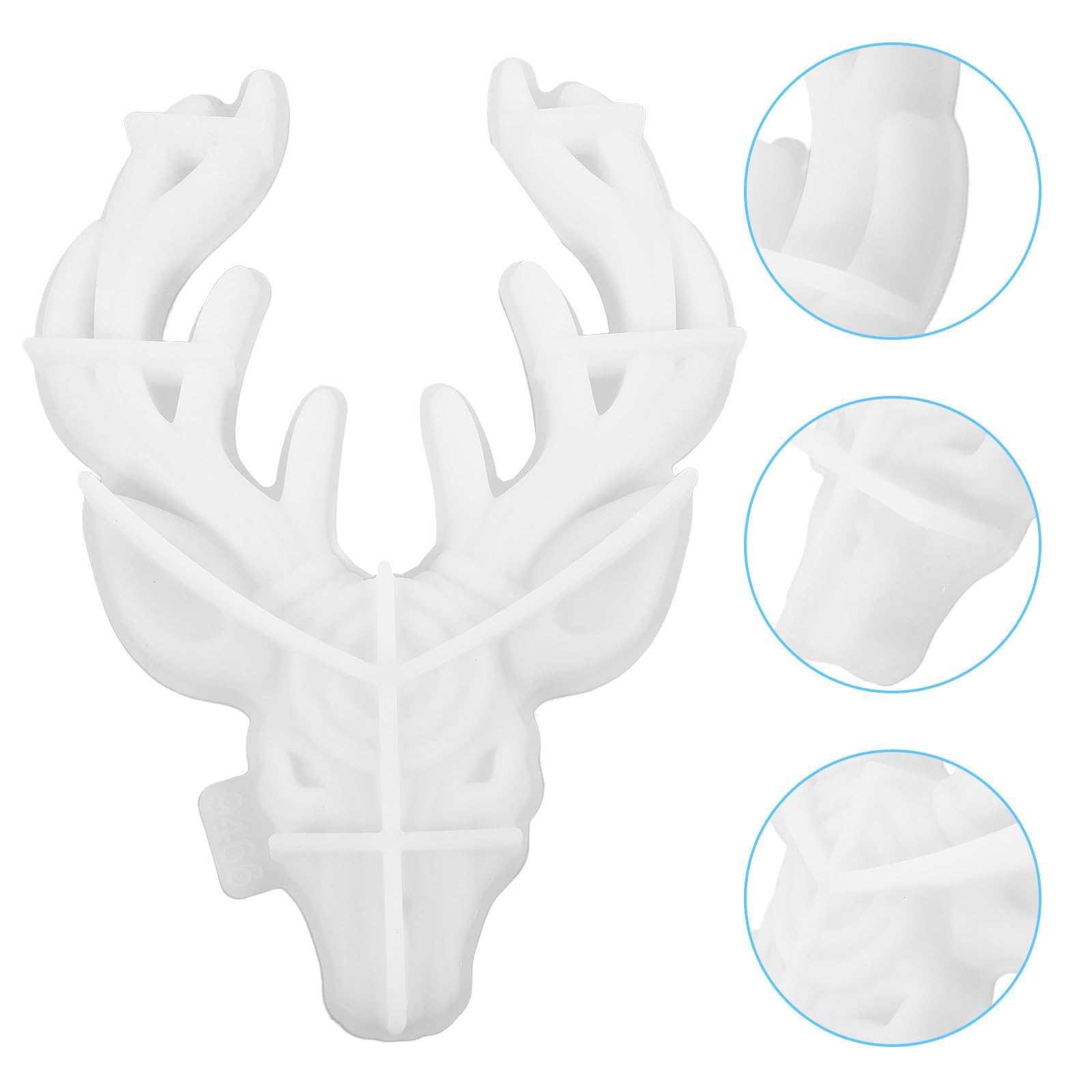 5 Piezas Molde de Silicona para Cabeza de Ciervo, Manualidades DIY