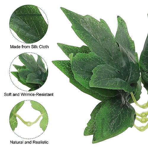 PATIKIL 5.5x5.1 Artificial Green Leaves, 30 Pcs Bulk Greenery Leaves Fake Peony Leaves Fake Leaves for Wedding Bouquets Wreaths Decor - Image 4