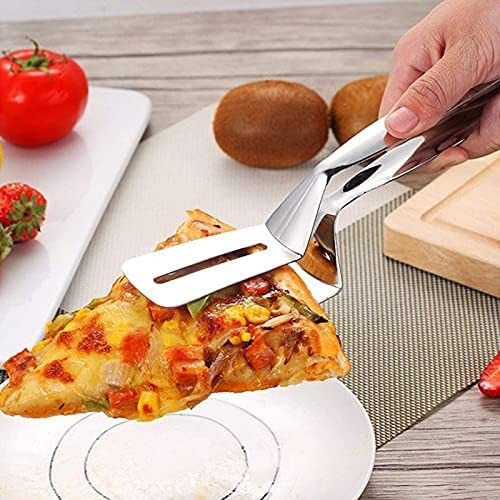 Szczypce do serwowania ze stali nierdzewnej, wielofunkcyjny zacisk do gotowania chleba, jajek sadzonych, steków, mięsa, grillowania i chwytania ryb, narzędzie kuchenne