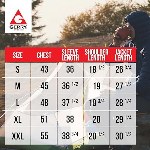 Gerry GY-DG8390AM-OLV-XL Packable Puffer Jacket Men, Warm Lightweight Winter Jackets thumb #6