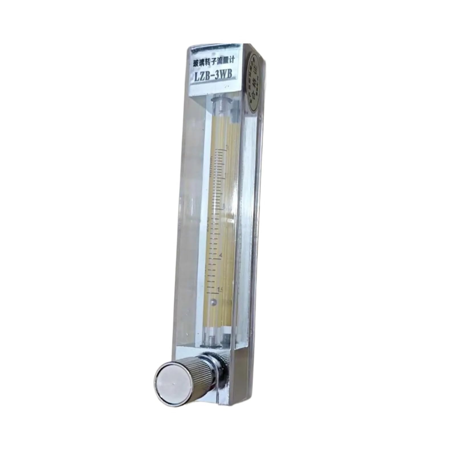 VKvmNYlxx LZB-3WB, Glass Rotameter for Gas/Air Flowmeter with Control Valve. Wide Measuring Range, Allows to Adjust the Flow.(0.1-1L Pmin -Gas)