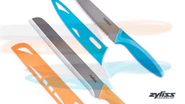 Amazon.com: Zyliss Utility Kitchen Knives with Sheath Covers