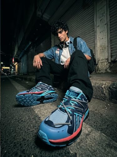 Image of Bacca Bucci x Discovery Vulcan Men's Outdoor Lifestyle Sneakers | Breathable Mesh Upper | Speed Lacing System | Cushioned EVA Midsole