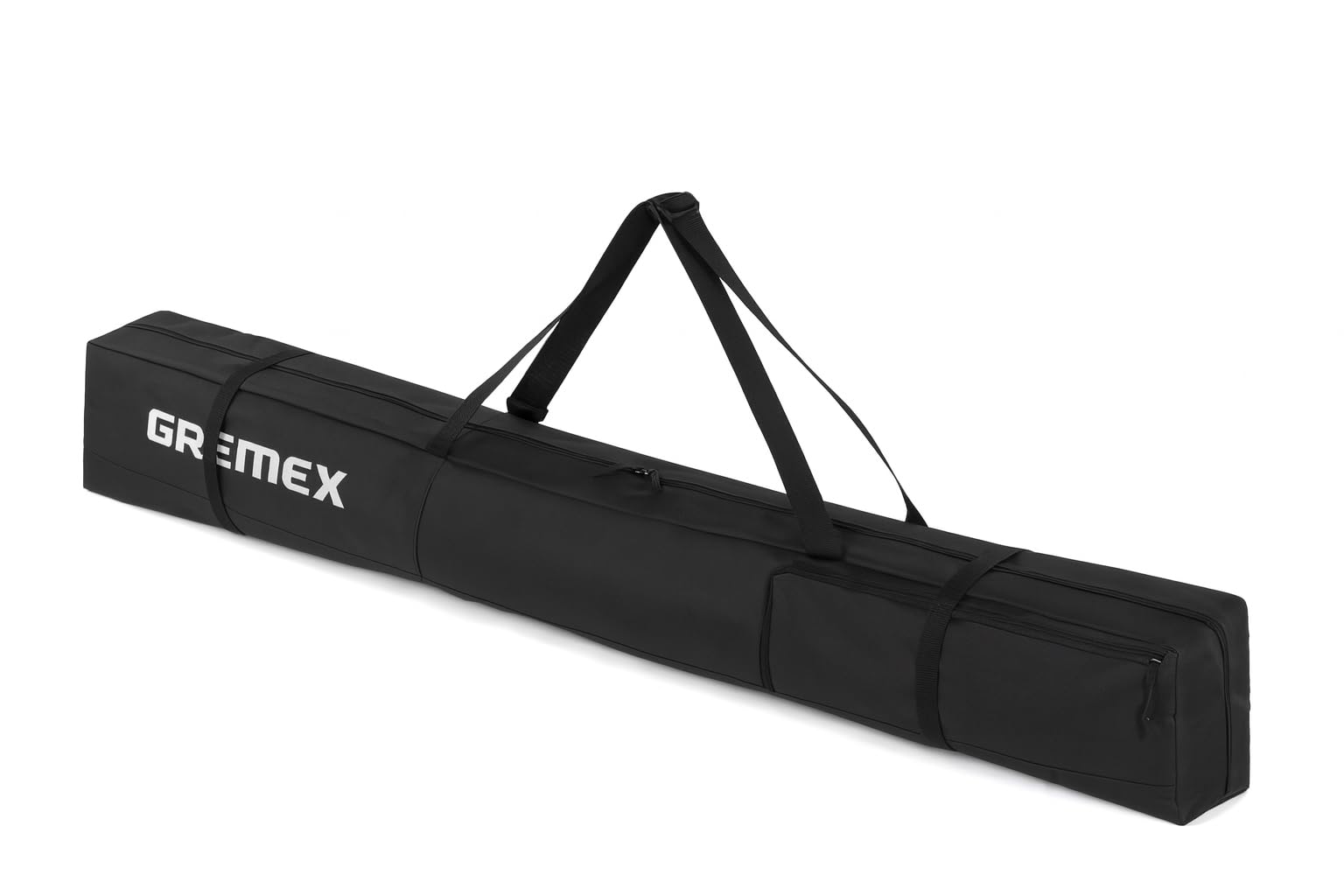 GREMEX Skitasche 180 cm - Skisack für 1 Paar Ski - wasserdichte leichte Tasche - Robuste Aufbewahrung für Alpinski und Skiausrüstung - Ergonomisches Ski Zubehör Kompakt