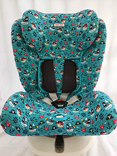 MOON-BEBE FUNDA PARA Star Ibaby - Silla de coche grupo 0+/1/2/3 Baby Auto Fix Noe (verde) - imagen 7