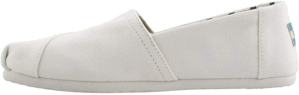 TOMS Venice Collection Alpargata Toms White Canvas 5.5 B (M)