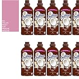 11tlg. Set: 10x650 ml Softlan Weichspüler/Bouquet der Düfte/Kokos & Weisse Blumen/Kokosduft / 270 WL/Mini-Bag von STUDIO.MUNET