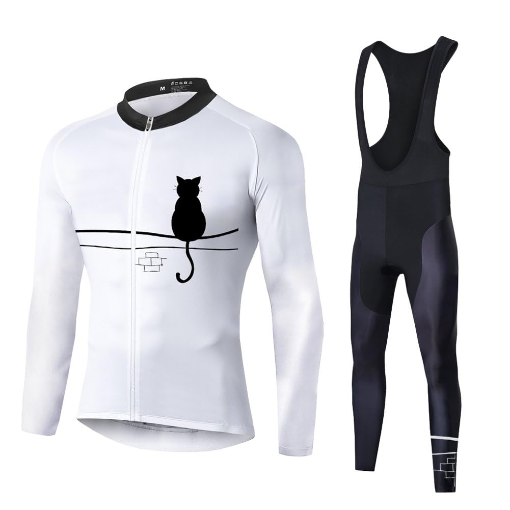 UGLY FROG Abbigliamento Magliette Set Inverno Termico Vello Antivento Maglia Lunga e Pantaloni Completo Ciclismo Uomo Invernale KXITCXHB14