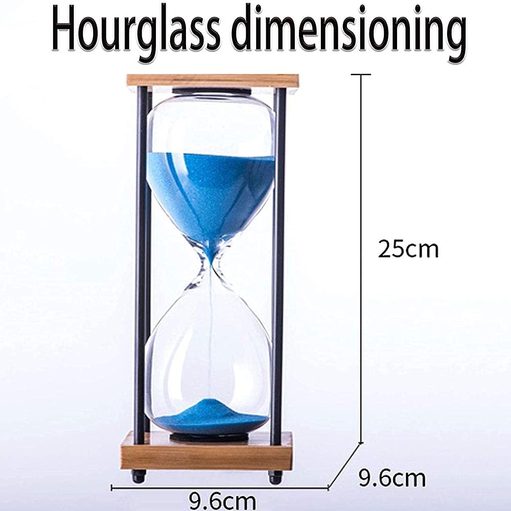 30 Minuten Sanduhr Sand-Timer, Holz Sanduhr Sandglass Küche Timer Sanduhr Aus Glas Wohnungen, Büros Und Auch Als Dekorative Timeruhr G