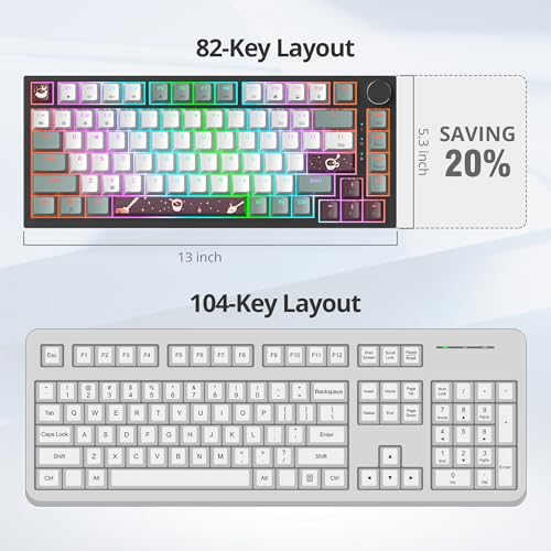 Clavier de jeu filaire 75% pour éliminer la latence et le ghosting sur PC - 5