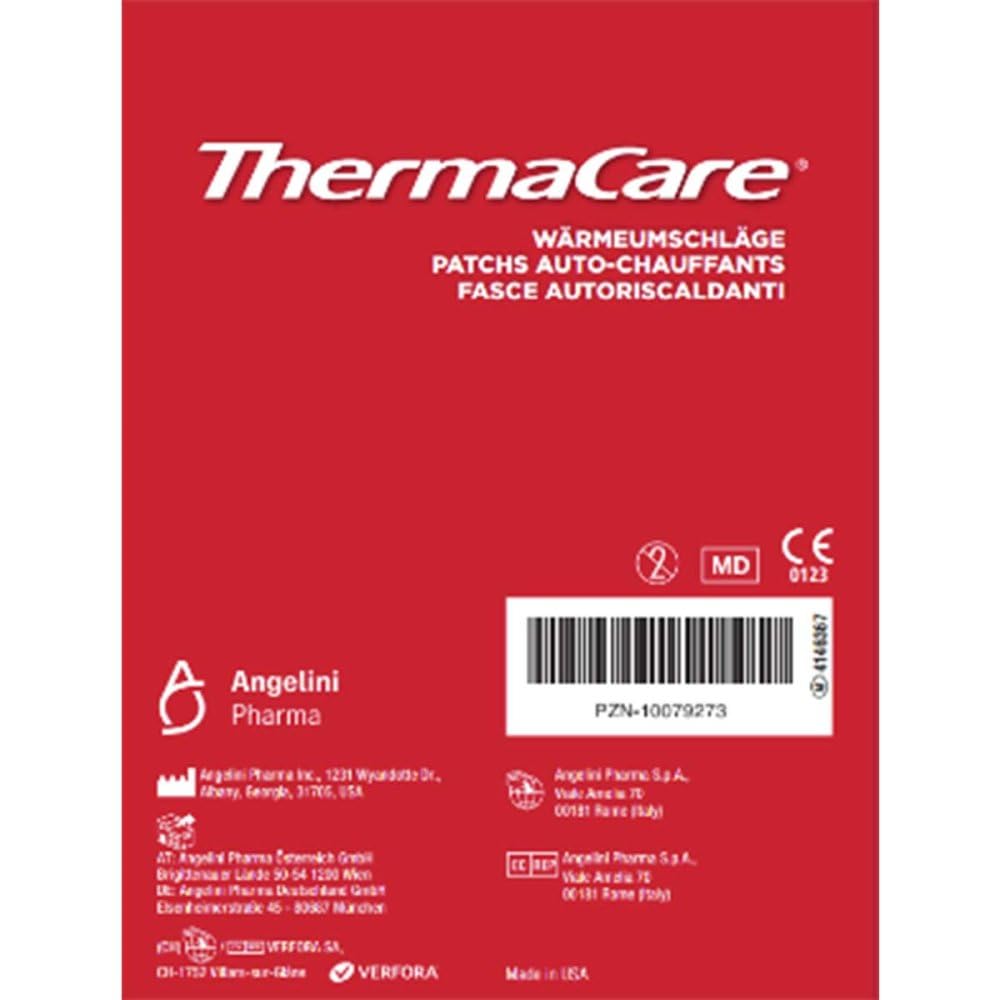 ThermaCare Nacken, 9 Stück, Wärmepflaster für Nacken, Schulter und Handgelenk, wirksam Nackenschmerzen lindern, Originalware von Angelini Pharma Deutschland
