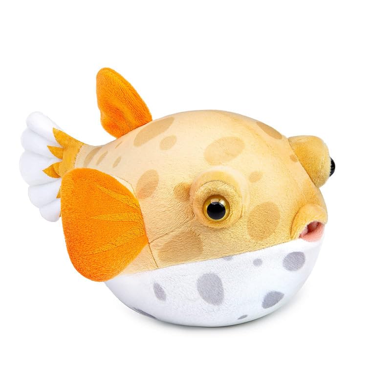 Cute Yellow Pufferfish Plush Toy, Fish Stuffed Animal, Plush Toy, Gifts for Kids, Fish 7 Inches Yellow