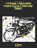  Vintage Velocette Motorcycle Calendar 2021