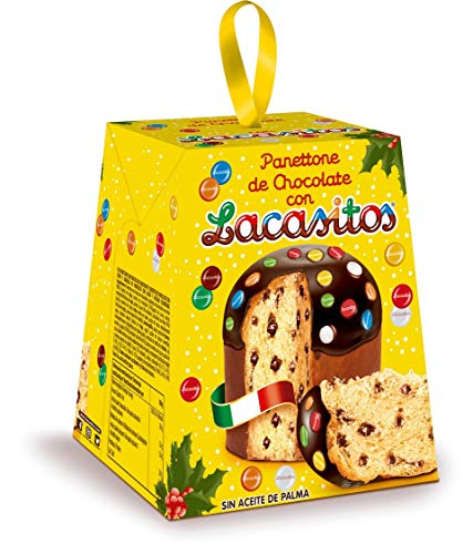 Lacasa Panettone de Chocolate con Lacasitos, 100g