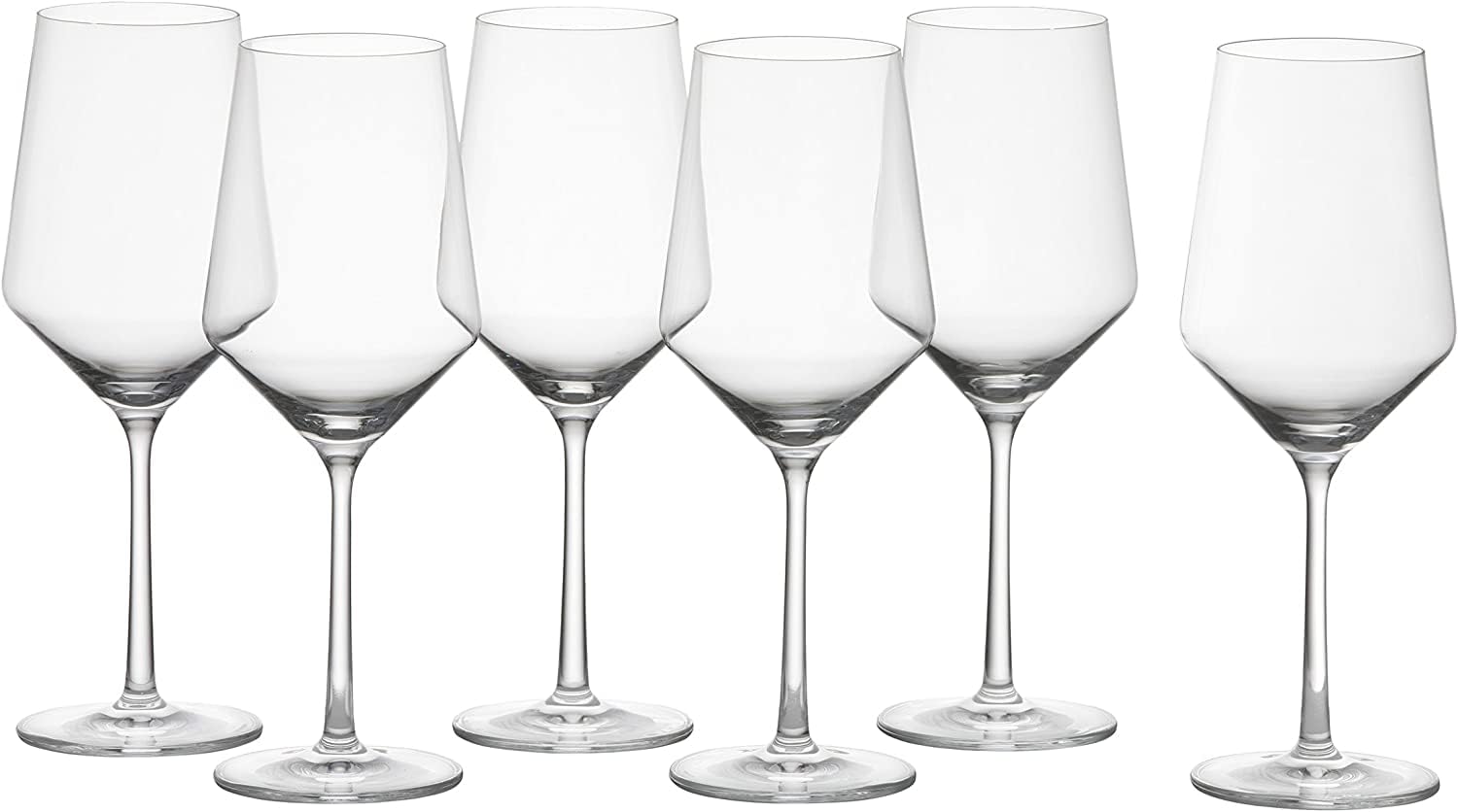 THE WHITE SHOP Glassware, 6 Count (Pack of 1), Cabernet/All Purpose, Red or WhiteWineGlass,Multi_color