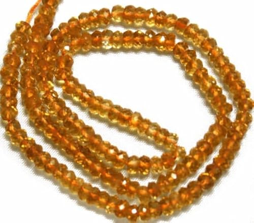Citrine perles de lithothérapie pour fabriquer un bijou personnalisé à offrir