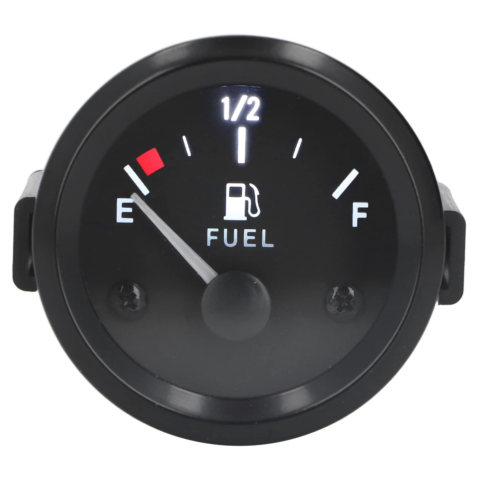 Jauge de Niveau de Carburant, 2Pouces 52mm E-1/2-F Indicateur de Réservoir de Carburant Universel avec Rétroéclairage LED pour Voiture RV Yacht Bateau Moto Voiture SUV