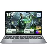 Gaming Laptop i5, 15.6 inch Laptops, Laptop Computer Up to 3.60GHZ,Traditional Laptops Computers for 24GB RAM 512GB SSD, Business Lap top Full HD 1920X1200 Display 180 Angle Opening WIFI 5 Lap top