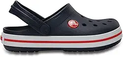 Sandália crocs crocband clog juvenil navy/red