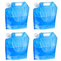 2 STK Wasserkanister 5L, Faltbarer Wasserkanister Faltbar, Camping Trinkwasserkanister, Faltkanister, Wasserbehälter Foldable Wassersack, Tragbarer Wasserbeutel für Outdoor Camping Wasser Kanister