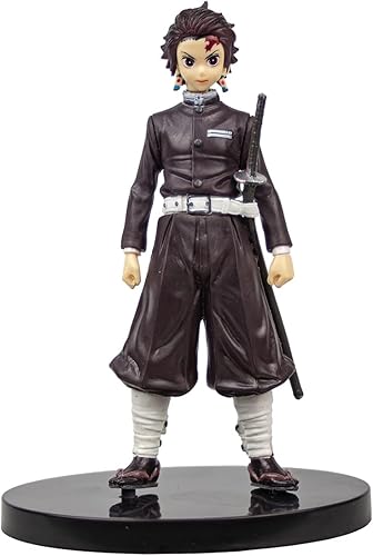 Kamado Tanjiro Figura de Demon Anime Training Outfit Design Figurine Statua Toy 6 pulgadas Coleccionable Escritorio
