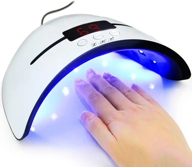 LED UV Nail Lamp with Auto Sensor, 3 Timers & USB Plug for Gel Polish