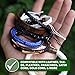 Mandala Crafts 50 PCs Magnetic Clasps for Jewelry Making, Kumihimo End Cap, Leather Necklace, Bracelet Silver Bronze Gunmetal Rose Gold Tone