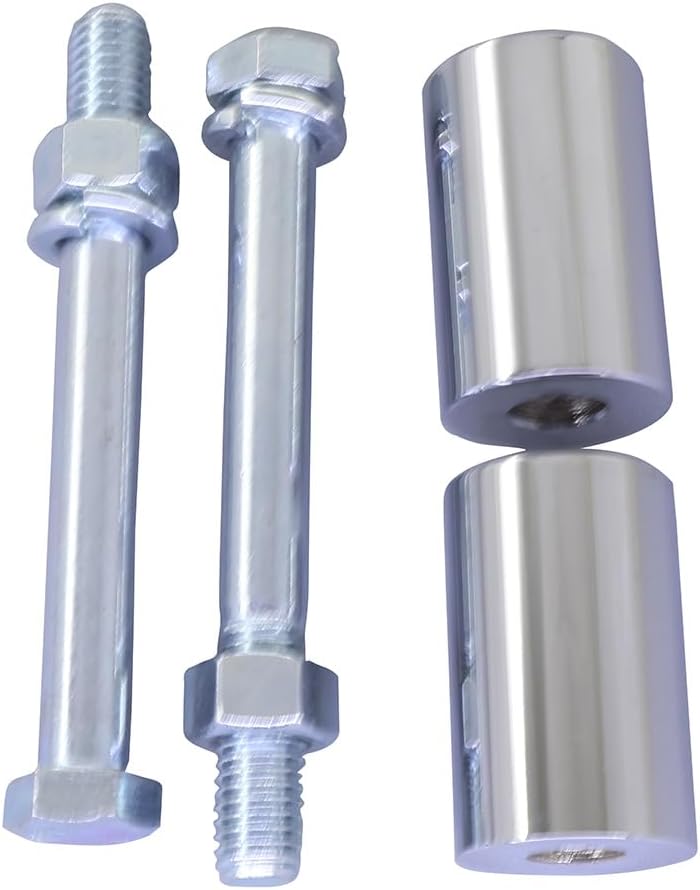 2'' Rise Handlebar Risers - 1-1/4'' Handlebars Clamp Brackets Fit For Harley Touring Sportster Softail (Chrome)