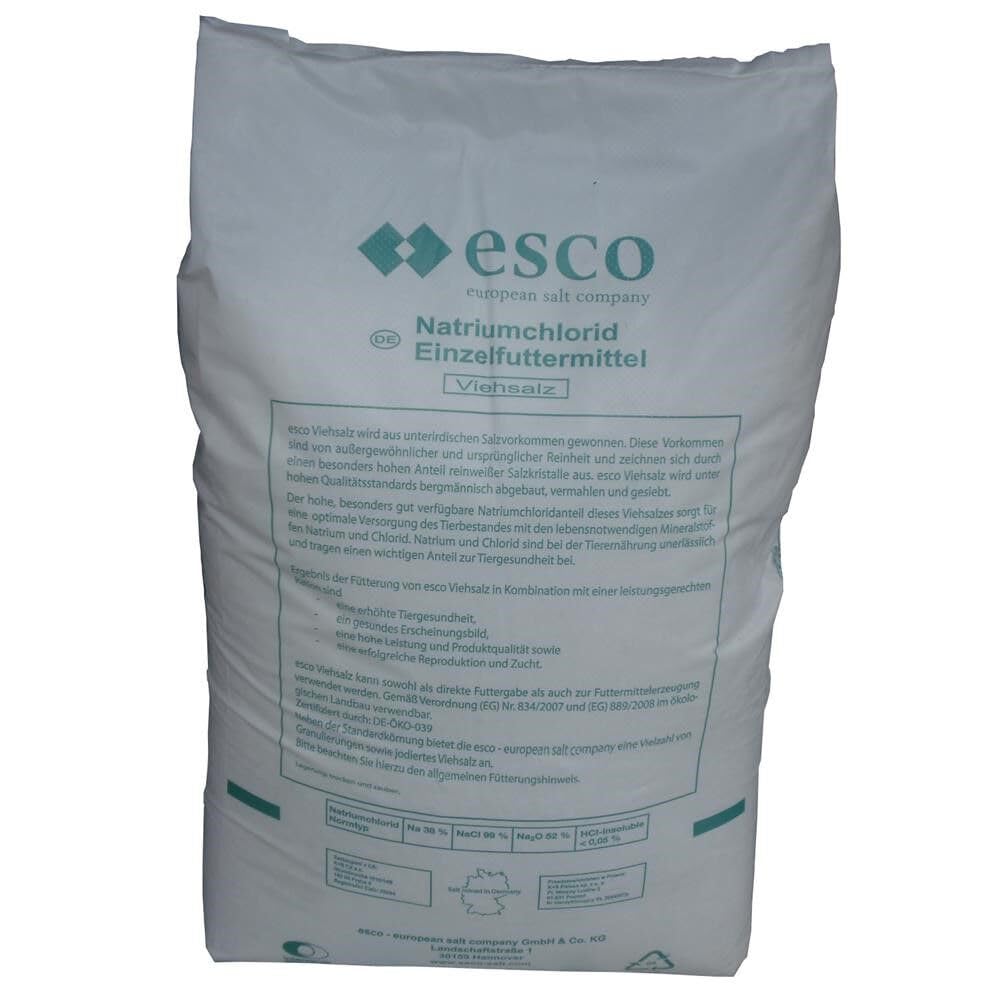 K+S Viehsalz grob 40x25kg Rinder Pferde Schafe Ziegen Wild Salz Streusalz