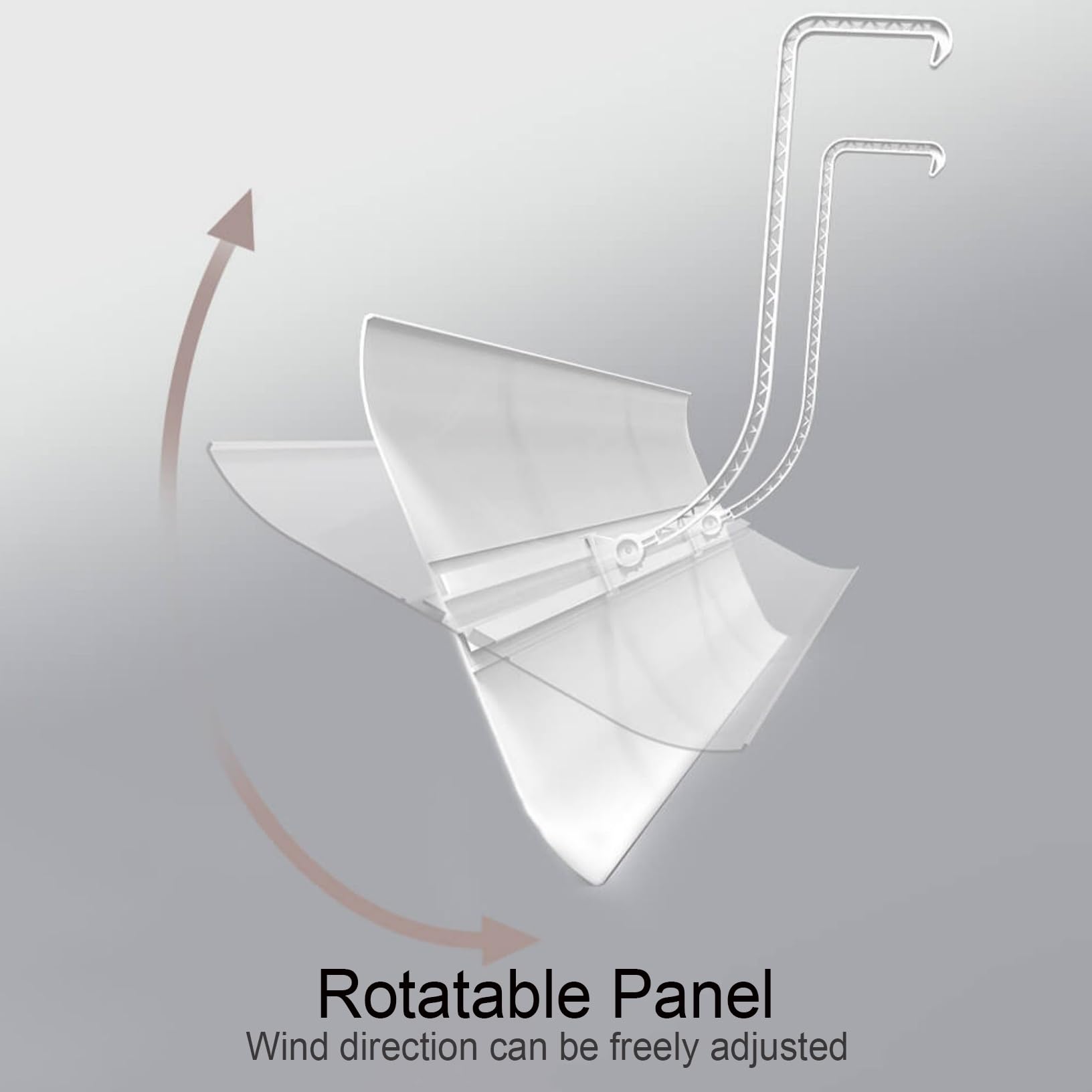 Deflettore Condizionatore Universale, Deflettore Per Condizionatore Universal, Anti-soffiaggio Diretto, Facile da Installare, per Camera da Letto, Ufficio(33.9in/86cm)