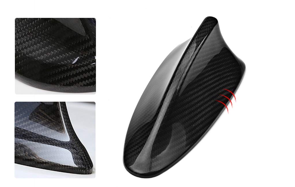 Eppar New Carbon Fiber Antenna Cover Compatible with BMW X5 G05 2019-2020 (One PC)
