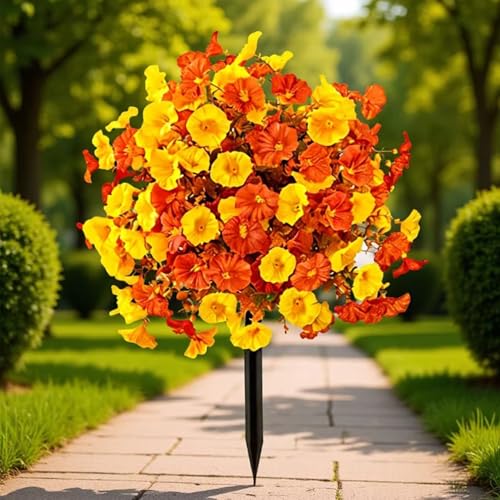 Insert de sol artifice Morning Glory Naroote en jaune orange d'automne x2 - 4