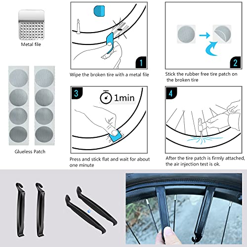 SIMEIQI 2 Pack Bike Tires and Tubes 26″/24″/ 27.5″x1.95″