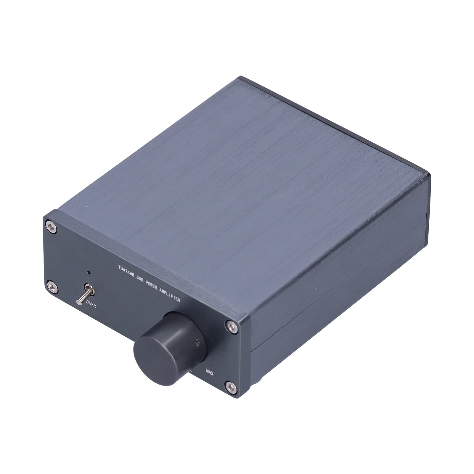 Ausla Cyfrowy Wzmacniacz Mocy Wzmacniacz Audio ze Stopu Aluminium 180 W TDA7498E z Dużym Obszarem Rozpraszania Ciepła Proste Okablowanie dla Użytkowników Domowego Sprzętu Audio z Subwooferem