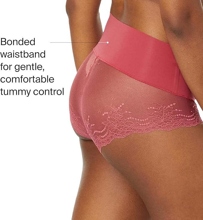 Image of SPANX SPANXsmooth Undie-tectable Lace Hi-Hipster - Comfortable Core Control - Lace Shapewear - No Visible Panty Lines