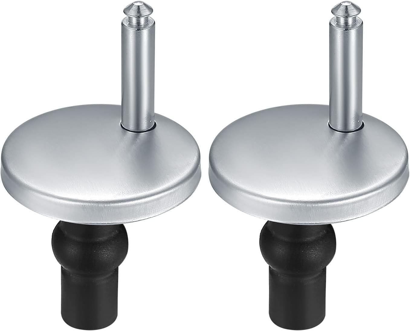 1 Pairs Toilet Seat Hinges Fixings Kit, Quick Release Top Fix Toilet Seat Fittings Universal