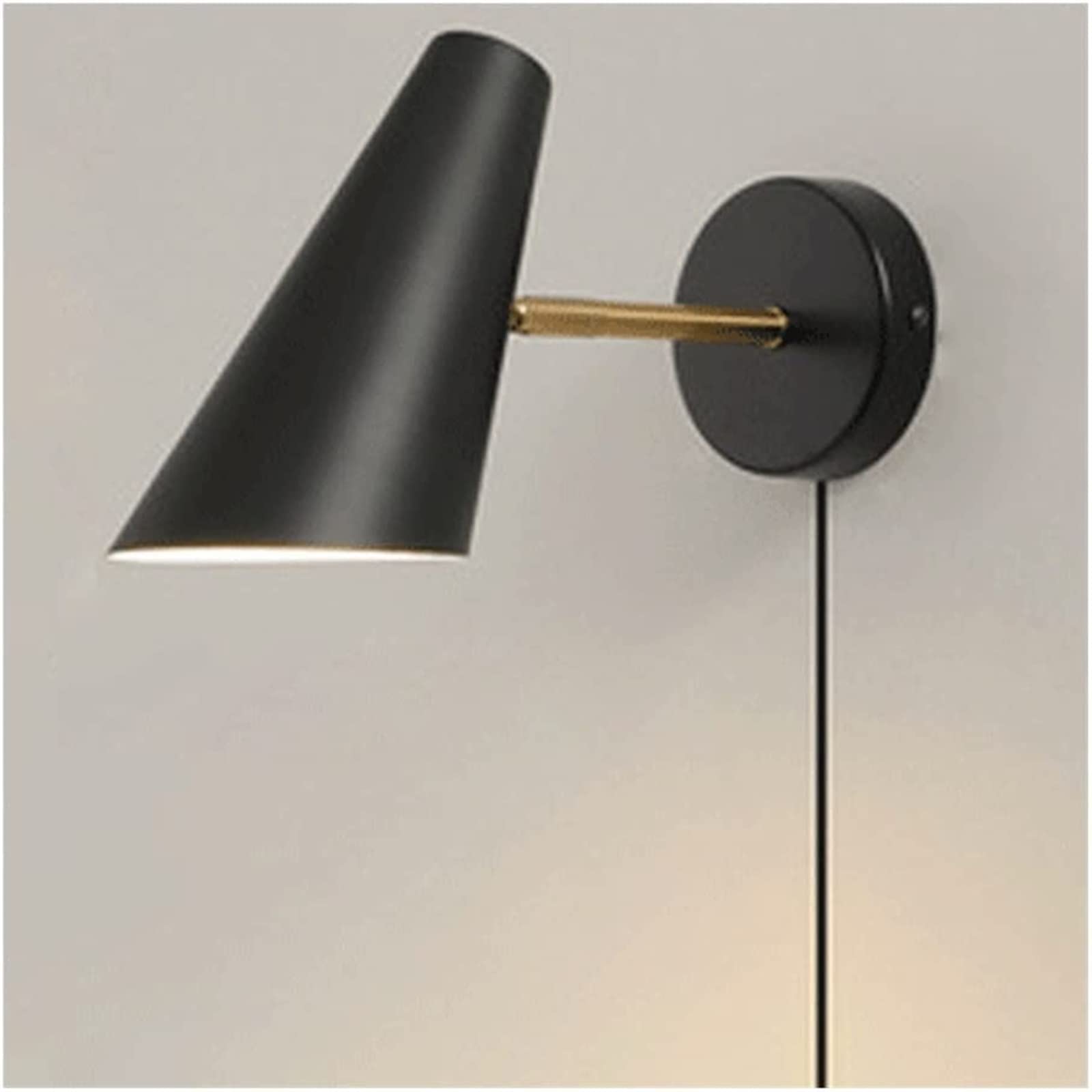 Lámpara ajustable de pared con interruptor para lectura 8