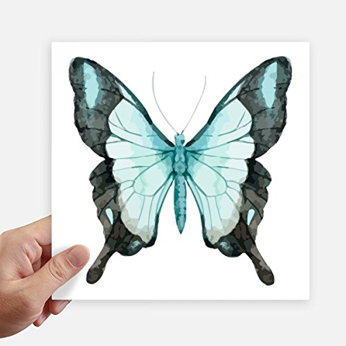 Sticker papillon bleu grand format 20x20 cm imperméable pour moto - 2