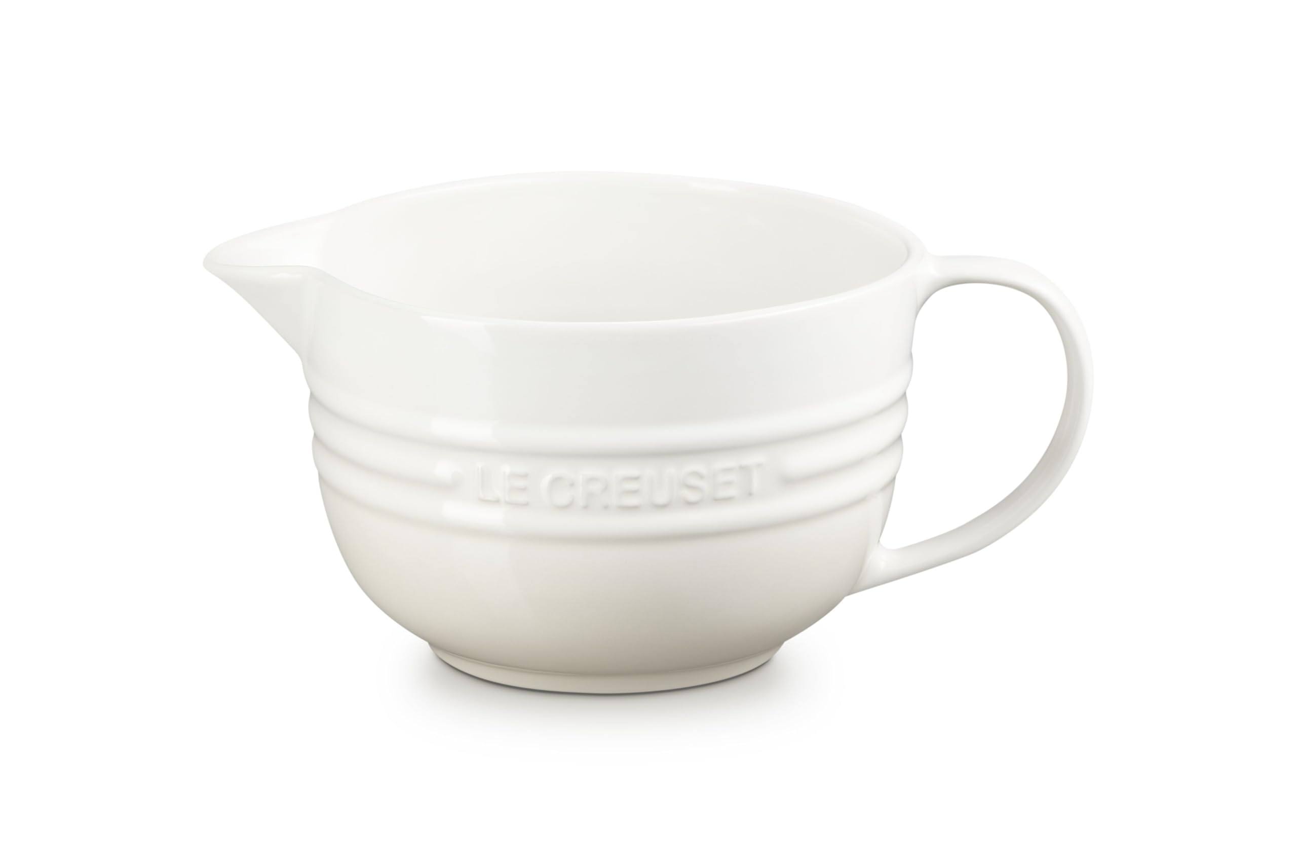 Le Creuset Stoneware Mixing Jug, 2 litres, Meringue, 70106207160002