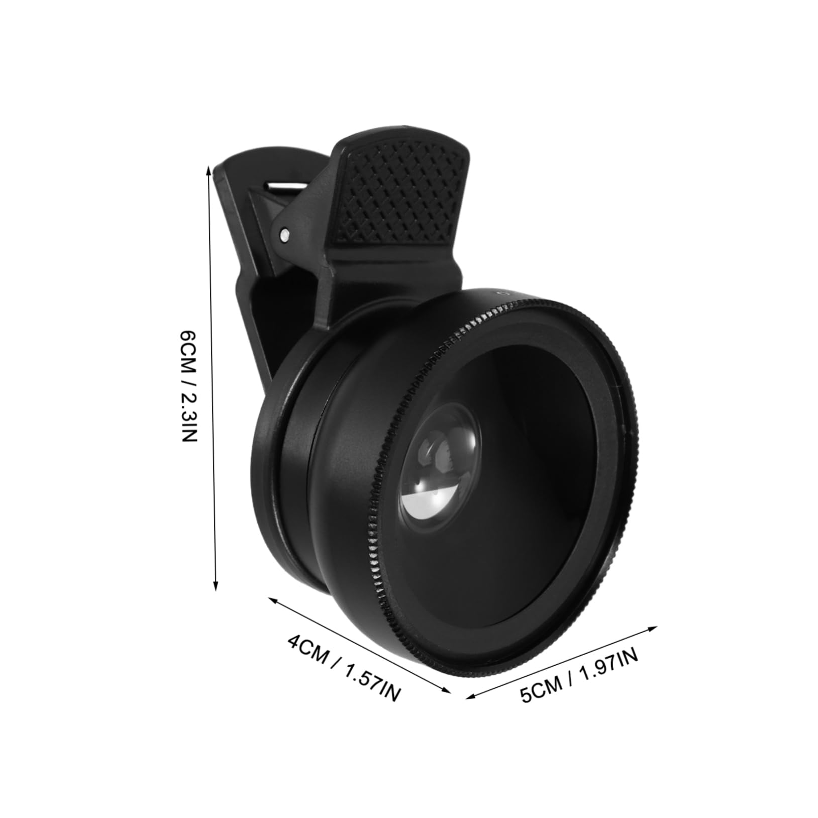 TEHAUX 2-in-1 Mobile Phone Camera Lens Wide Angle Macro Lens Set Compact Durable Universal for Most Smartphones