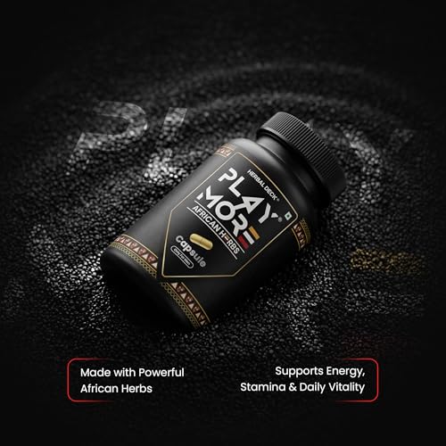 Image of Original Play Mor Capsule African Herbs Premium, Natural Ingredients for Overall Health & Balanced Lifestyle | Play mor african herbs - 150g