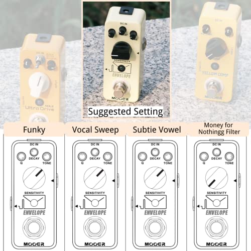 Image of MOOER Envelope Guitar Pedal Automatic Wah Effect Pedal